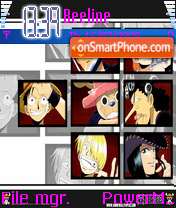 Скриншот темы Anime theme