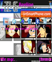 Скриншот темы Anime theme
