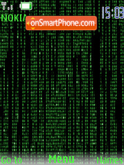 Matrix theme screenshot