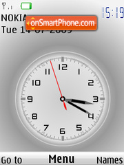 Cerebro Clock tema screenshot