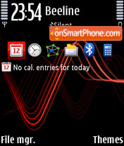 5800 Touch Icons tema screenshot