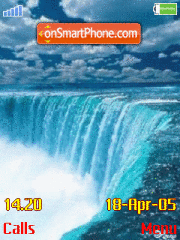 Waterfall tema screenshot