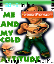 Cold Attitude theme screenshot