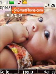 Baby Eraash SWF tema screenshot