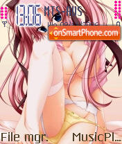 Anime Babe 05 theme screenshot