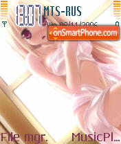 Anime Babe 06 theme screenshot