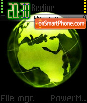 Capture d'écran Greenglobe thème