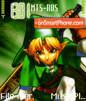Скриншот темы The Legend of Zelda