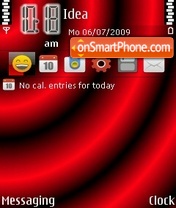 Big Red tema screenshot