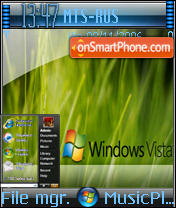 Скриншот темы Win Vista V3