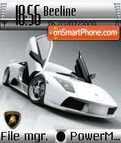 Lamborghini 21 theme screenshot