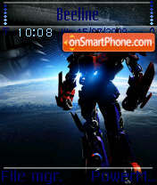 Optimusprime 01 es el tema de pantalla