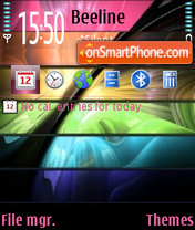 Скриншот темы Vista 7 neon