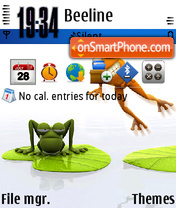 Скриншот темы Frogs 01