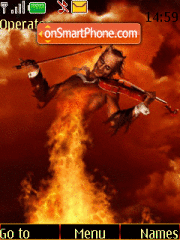 Hell violinist es el tema de pantalla