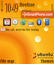 Ubuntu NB TI FP1 theme screenshot