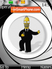 Just Simpsons tema screenshot