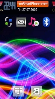 Abstract N97 tema screenshot