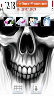 Skulls V2 tema screenshot