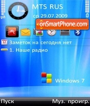 Windows 7 tema screenshot