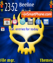 Offspring Skull theme screenshot