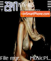 Скриншот темы Paris Hilton 04