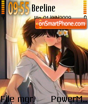 Nice Kissing tema screenshot