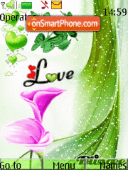 Animated Love 05 theme screenshot