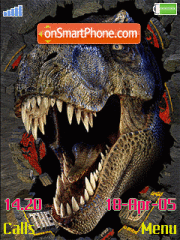 3D-T Rex tema screenshot
