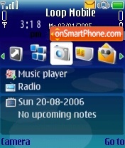 Скриншот темы Nokia s40 style for s60
