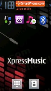 Xpress Music 06 es el tema de pantalla
