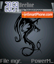 Скриншот темы Dragon Logo 01