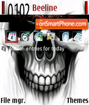 Skulls V2 01 theme screenshot