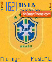 Brazil CBF Modified tema screenshot
