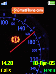 Animated Speedometer tema screenshot