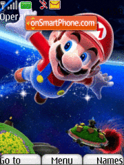 Super Mario theme screenshot