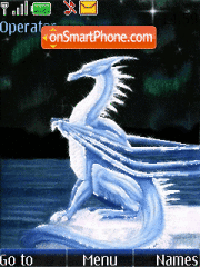 Capture d'écran Blue Dragon thème