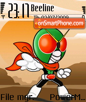 Capture d'écran Chibi Masked Rider thème