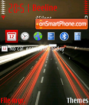 Animated Traffic tema screenshot