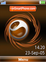 Shake It SE Orange theme screenshot