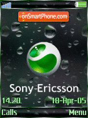 Скриншот темы Sony Ericsson Animated