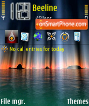 Capture d'écran Digital Light thème