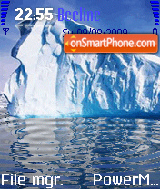 Capture d'écran Iceberg 02 thème