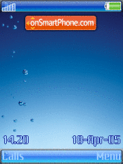 Скриншот темы Bubbles Animated