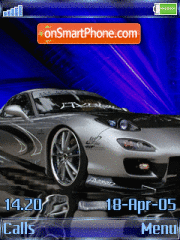 Скриншот темы Car Animated