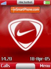 Capture d'écran Nike Red thème