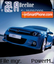 Opel Astra 01 theme screenshot