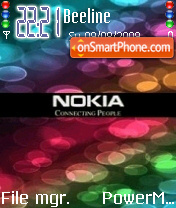 Скриншот темы Nokia Logo 01