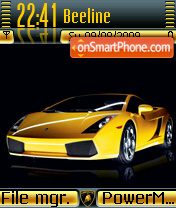 Lamborghini 23 tema screenshot