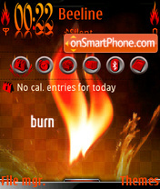 Capture d'écran Burn 01 thème